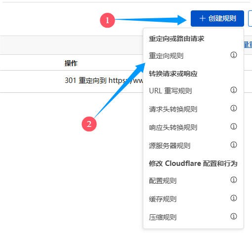 Cloudflare 域名重定向，从一个域名跳转到另一个域名 4